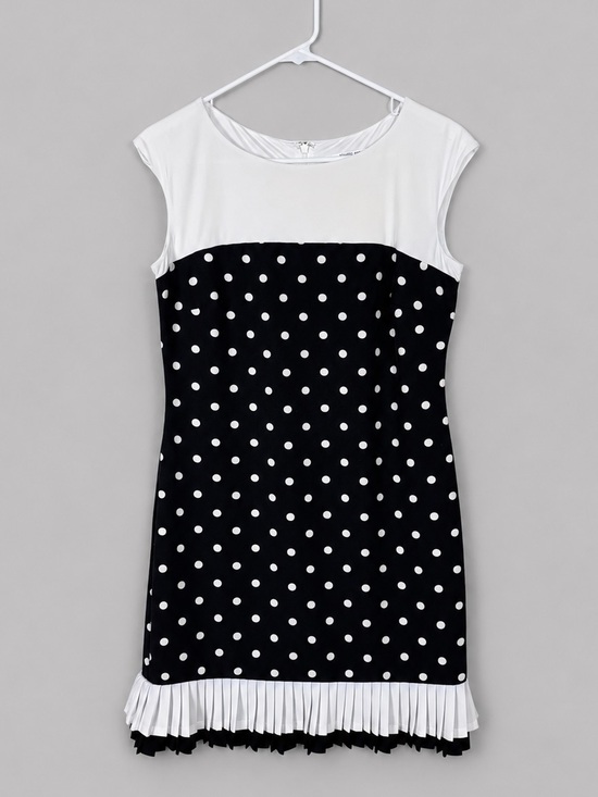 Studio One Dresses & Skirts - Studio One NY Womens Polka Dot Dress Size 6 Ruffle Feminine Preppy Coquette